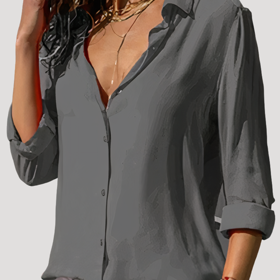 Ophelia | Blusa fluida ed elegante a maniche lunghe