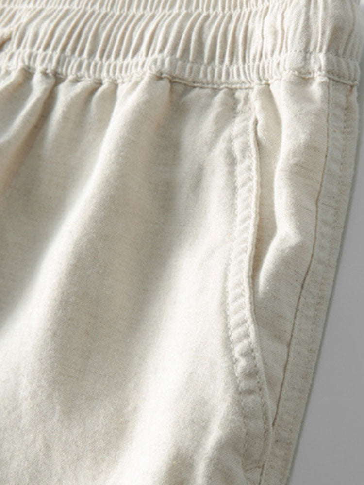 Attilio | Completo camicia a righe e pantaloni a maniche corte da uomo
