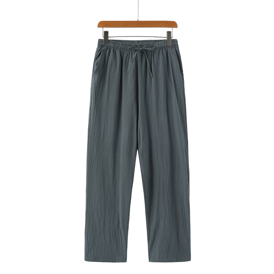 Donato | Pantaloni a vita elastica con coulisse e tasche da uomo