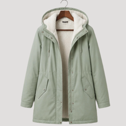 Ana | Parka Donna con Cappuccio Foderato in Pile