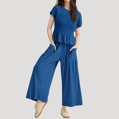 Florence | Completo Donna Pantalone Fluido Casual