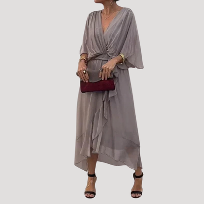 Adrienne | Robe midi donna fluida senza tempo
