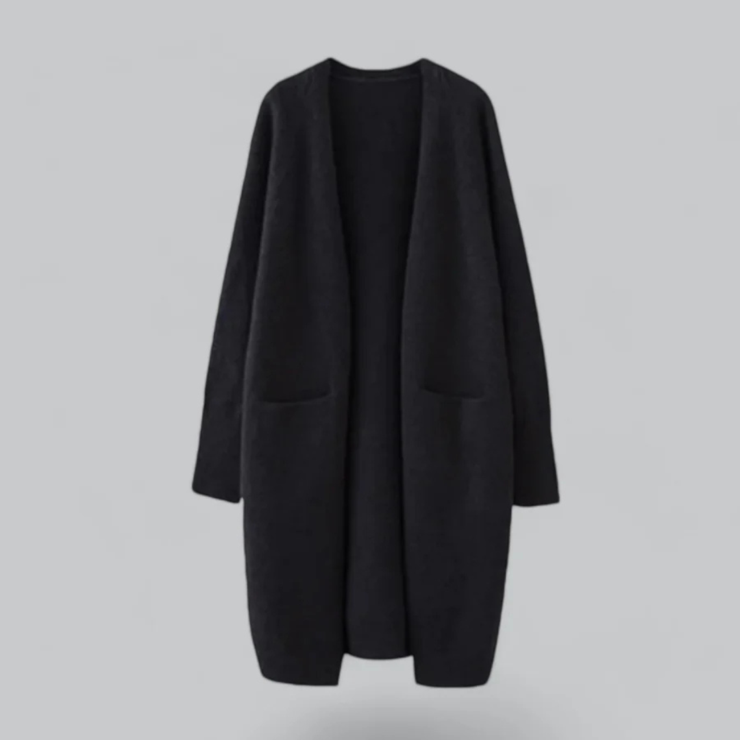 Anne Marie | Cardigan Lungo Donna con Tasche