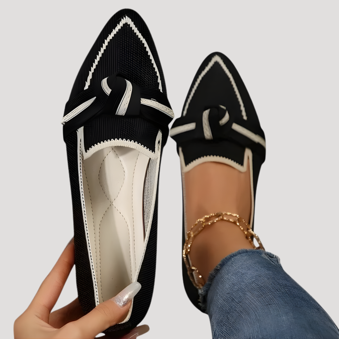 Marion | Ballerine donna confortevoli leggere con fiocco