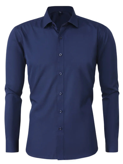 Vincenzo | Camicia a maniche lunghe con bottoni da uomo