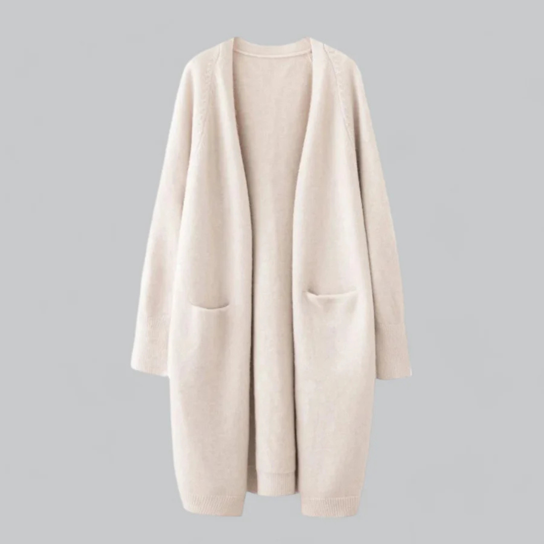 Anne Marie | Cardigan Lungo Donna con Tasche
