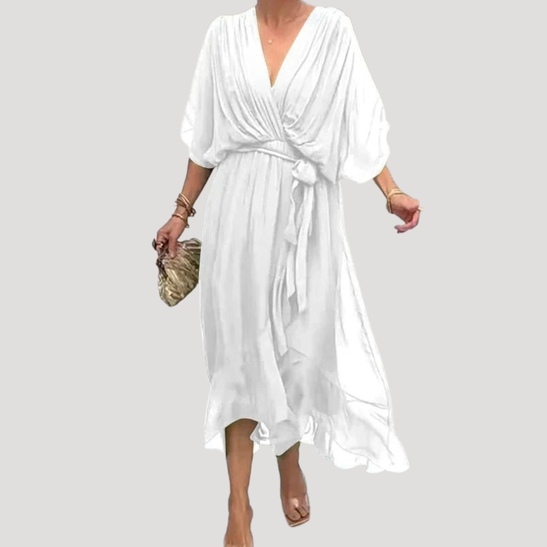 Adrienne | Robe midi donna fluida senza tempo