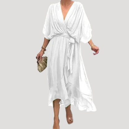 Adrienne | Robe midi donna fluida senza tempo