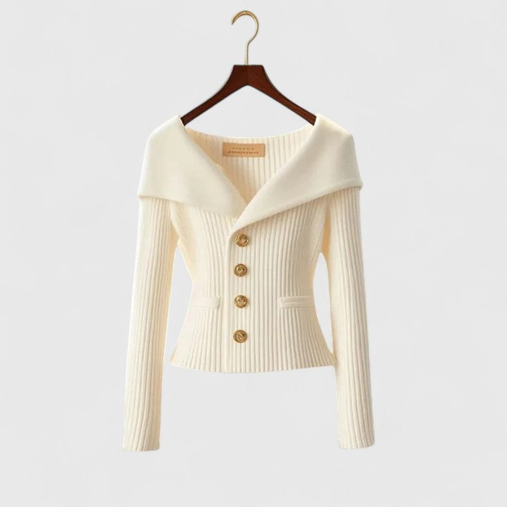 Luz | Maglione Donna Chic Col V Maniche Lunghe