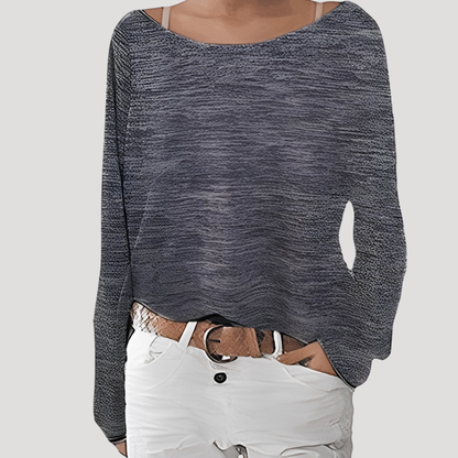 Marcella | Top Donna Collo Barchetta Maniche Lunghe