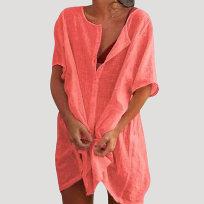 Jessica | Robe Tunique Donna Casual Collo a V Ampio