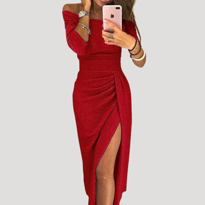 Susana | Robe midi donna elegante con spacco