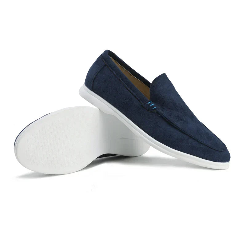 Gaetano | Mocassini slip-on con suola bianca da uomo