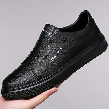 Ferdinando | Scarpe slip-on con suola bianca spessa da uomo