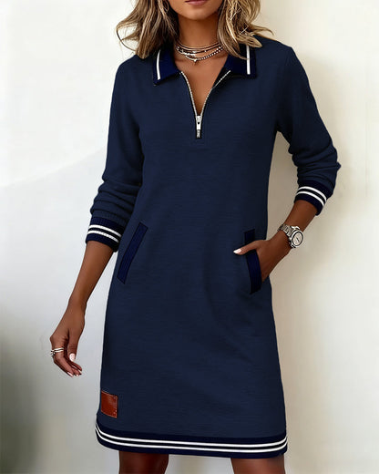 Dorellia | Abito Sportivo Manica Lunga con Zip per Donna