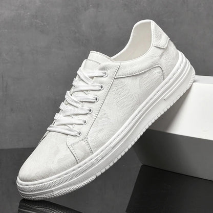 Fernando | Sneakers basse con lacci e suola bianca da uomo