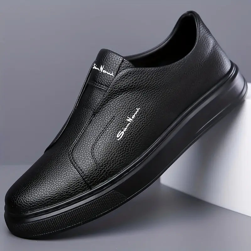Ferdinando | Scarpe slip-on con suola bianca spessa da uomo