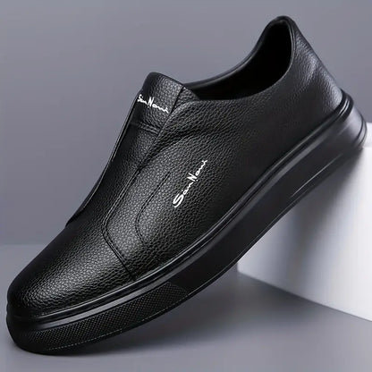 Ferdinando | Scarpe slip-on con suola bianca spessa da uomo