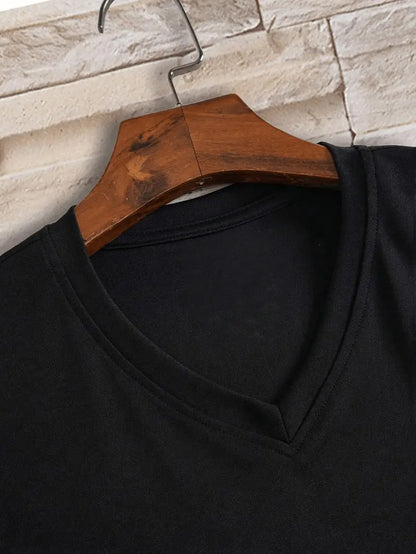 Bruno | T-shirt scollo a V a maniche corte da uomo