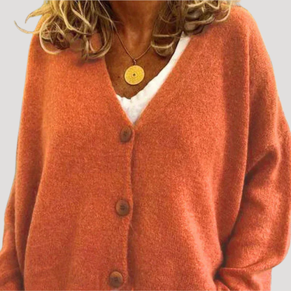Irene | Cardigan Donna Bottonato Taglio Casual