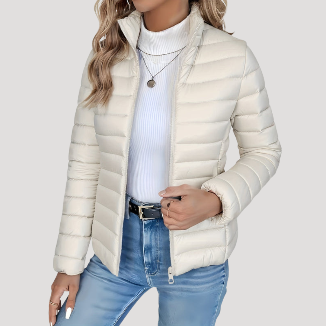 Gemma | Giacca Padded Donna Con Zip e Collo Alto