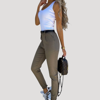 Joelle | Pantaloni Donna Taglio Slim Casual