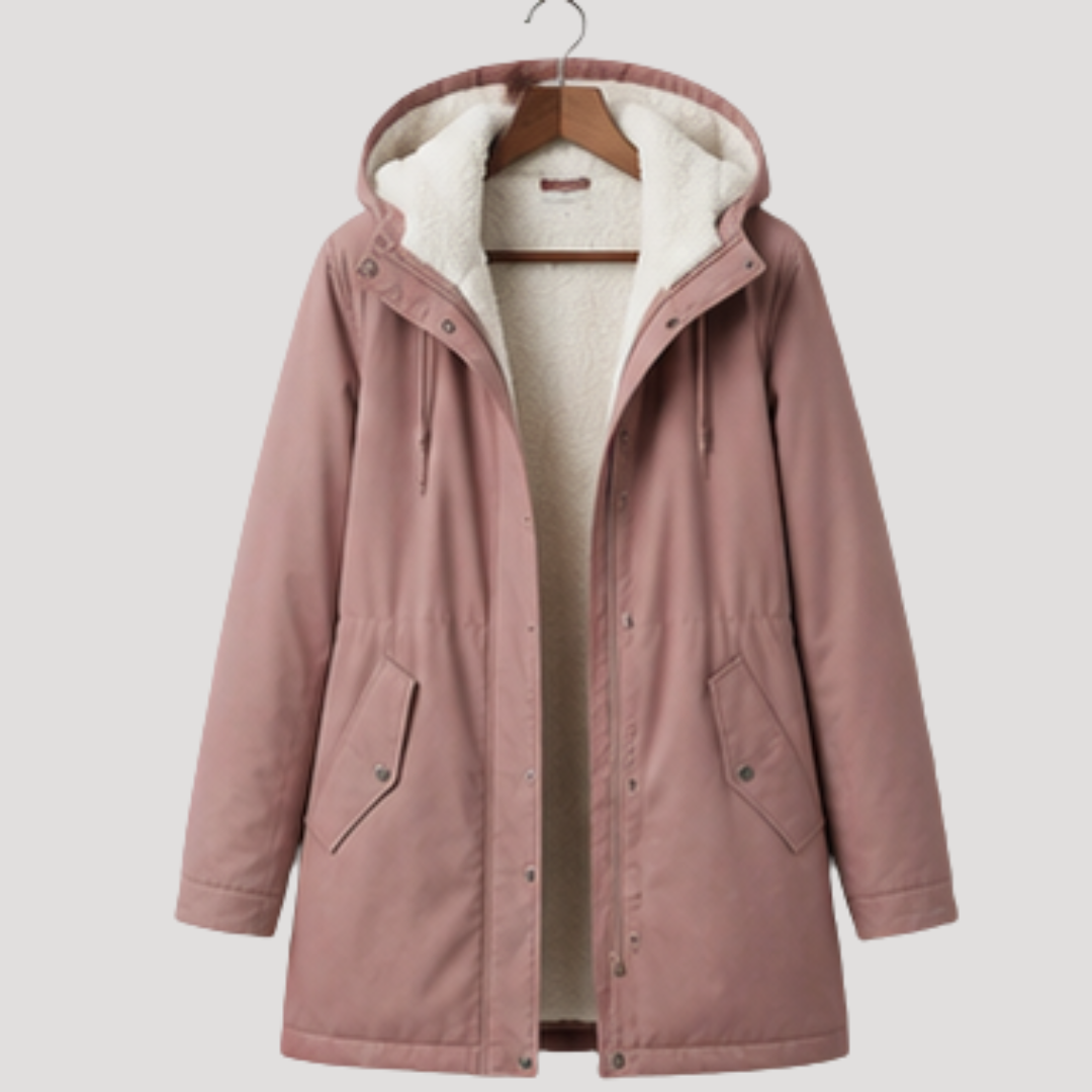 Ana | Parka Donna con Cappuccio Foderato in Pile