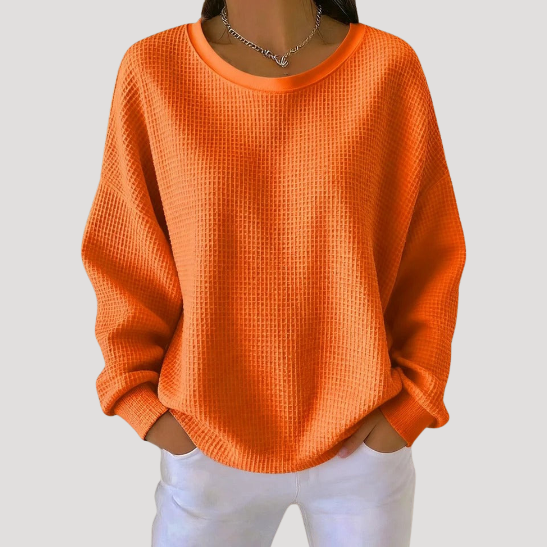 Esther | Pull Donna Maniche Lunghe Taglio Casual