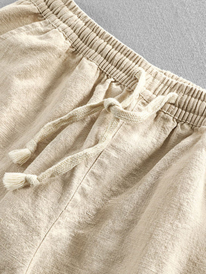 Camillo | Completo camicia traforata a maniche corte e pantaloni da uomo