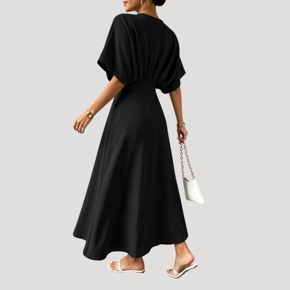 Lina | Robe Midi Trapezio Col V Donna