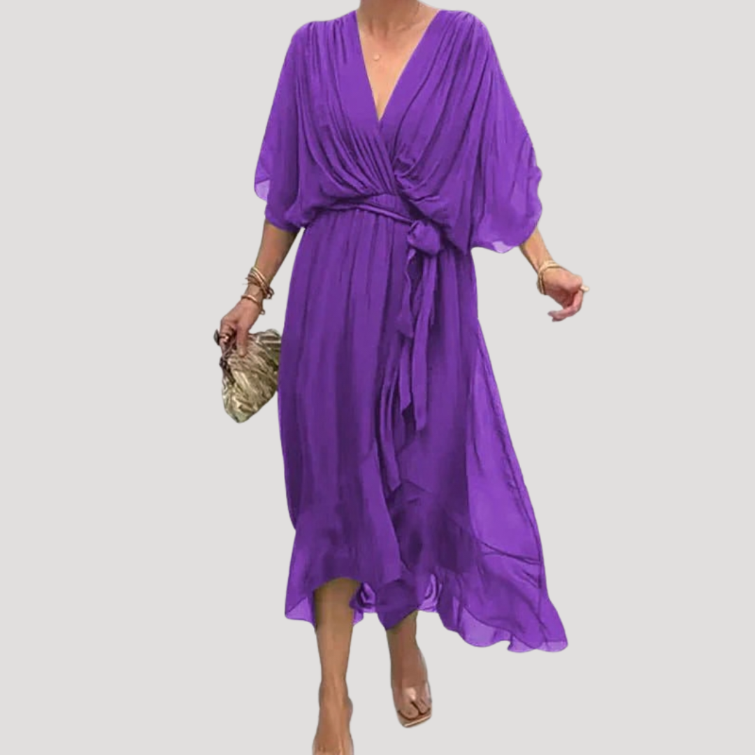 Adrienne | Robe midi donna fluida senza tempo