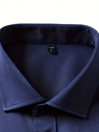 Vincenzo | Camicia a maniche lunghe con bottoni da uomo