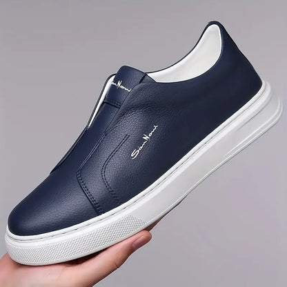 Ferdinando | Scarpe slip-on con suola bianca spessa da uomo