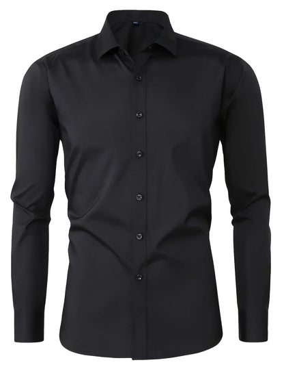 Vincenzo | Camicia a maniche lunghe con bottoni da uomo
