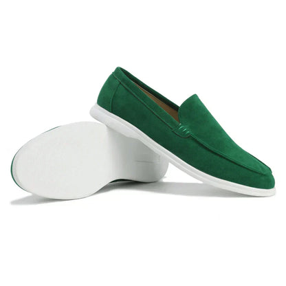 Gaetano | Mocassini slip-on con suola bianca da uomo