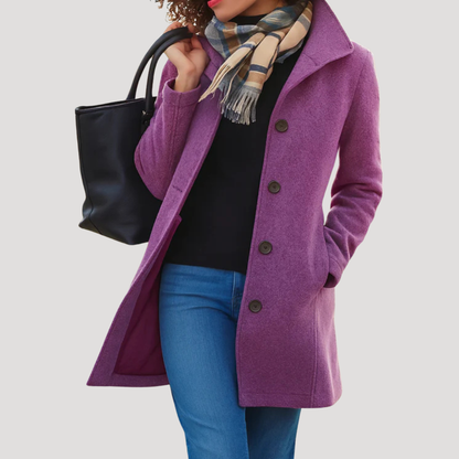 Lisa | Cappotto Classico Donna Bottone