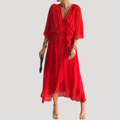Adrienne | Robe midi donna fluida senza tempo
