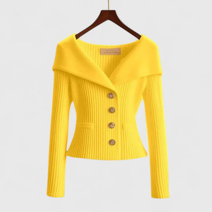 Luz | Maglione Donna Chic Col V Maniche Lunghe