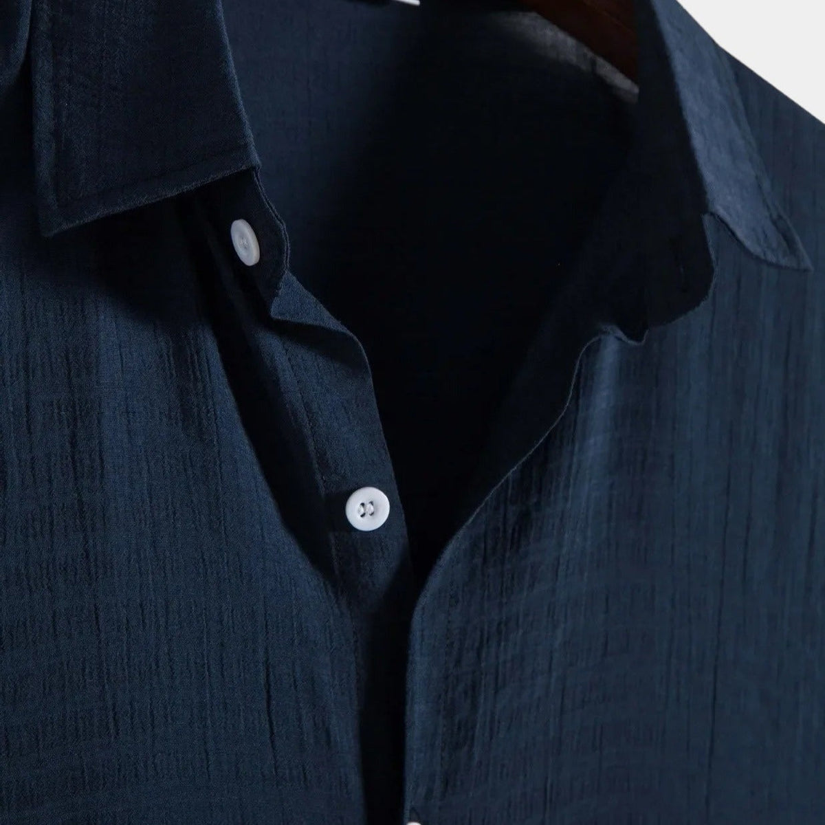 Mario | Camicia a maniche corte con colletto e bottoni da uomo