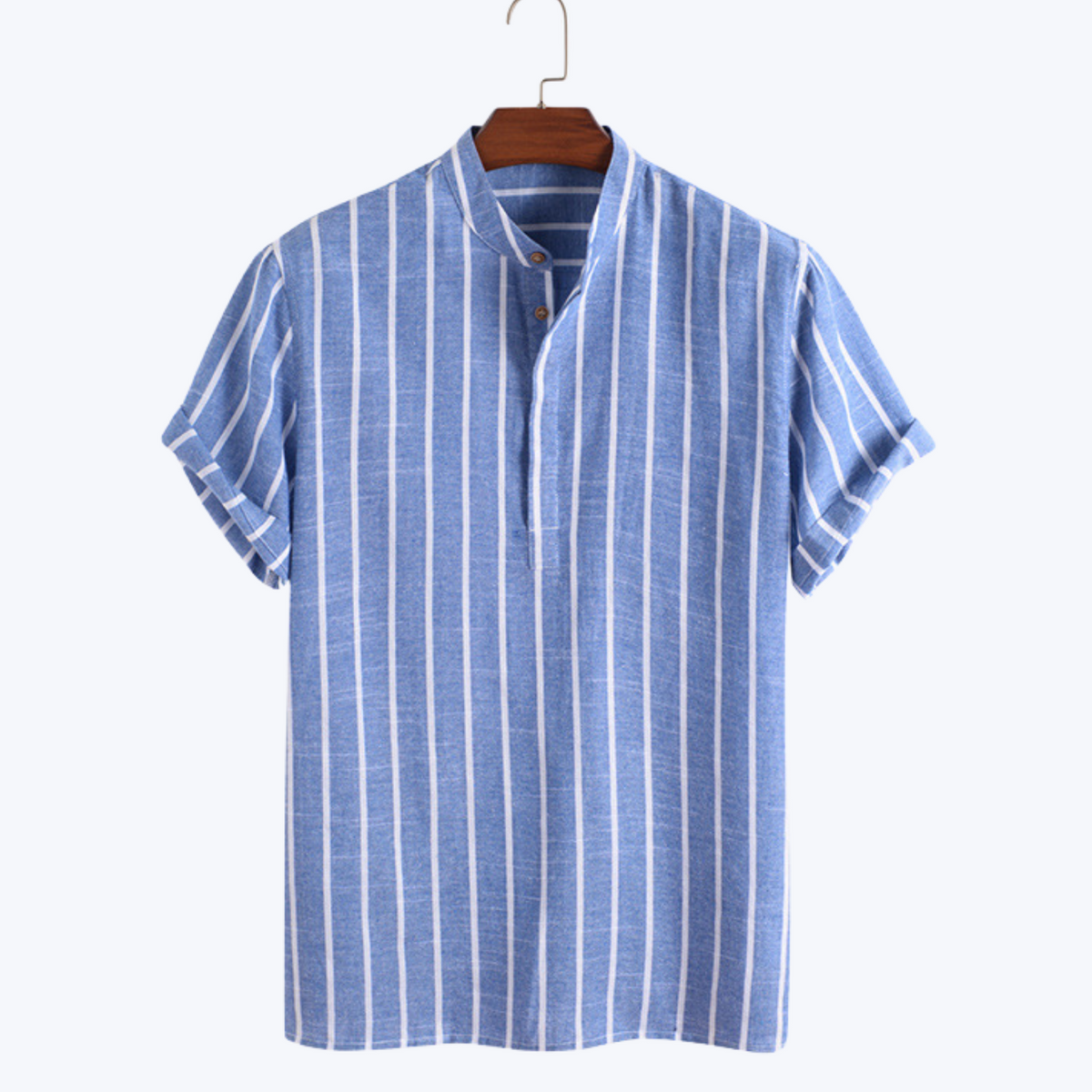 Emilio | Completo camicia a righe e pantaloni con coulisse da uomo