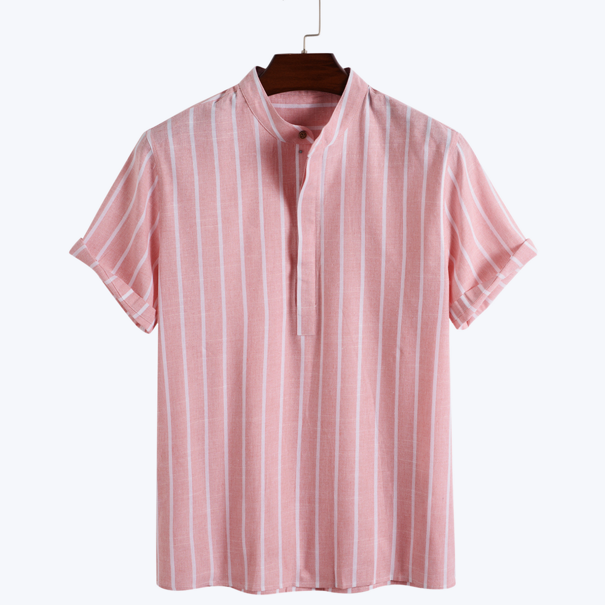 Emilio | Completo camicia a righe e pantaloni con coulisse da uomo