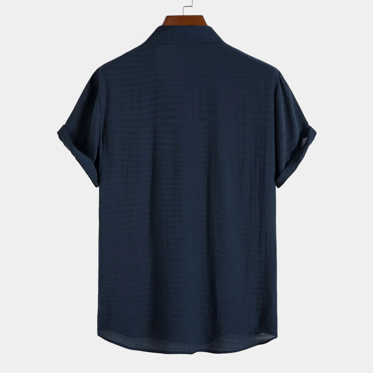 Mario | Camicia a maniche corte con colletto e bottoni da uomo