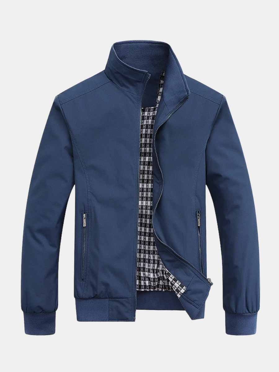 Remo | Giubbotto bomber con zip e collo alto da uomo