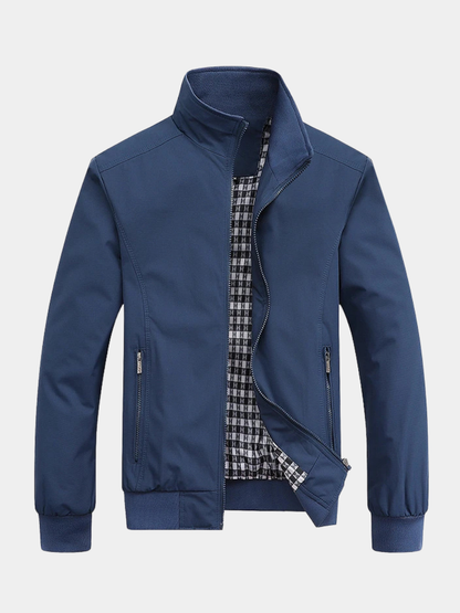 Remo | Giubbotto bomber con zip e collo alto da uomo