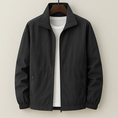 Sebastiano | Giacca bomber con zip e colletto alto da uomo