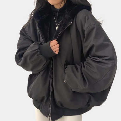 Delia | Bomber Donna Foderato Borg