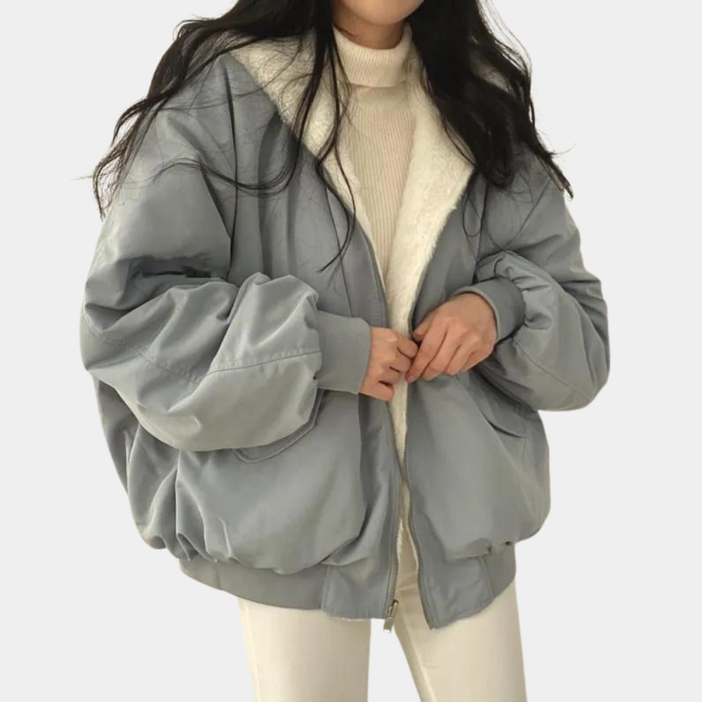 Delia | Bomber Donna Foderato Borg