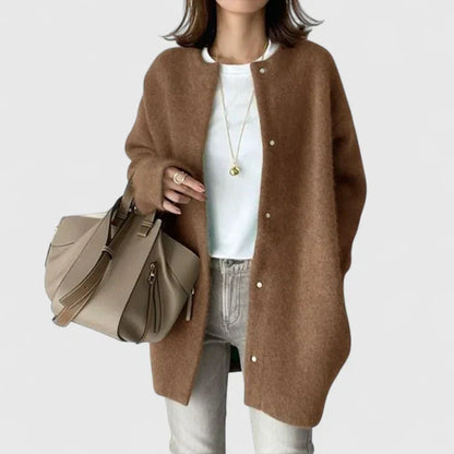 Rocio | Gilet Donna Elegante con Bottoni Maniche Lunghe