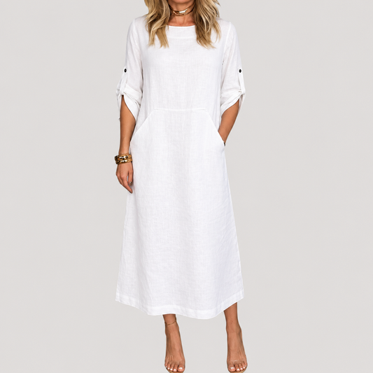 Lisa | Robe Lunga Casual Maniche Lunghe Donna