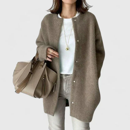 Rocio | Gilet Donna Elegante con Bottoni Maniche Lunghe